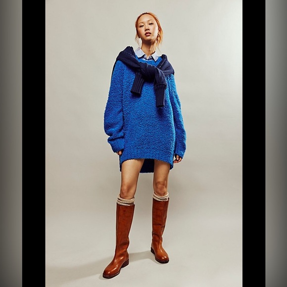 Free People Teddy sweater tunic - Picture 1 of 13
